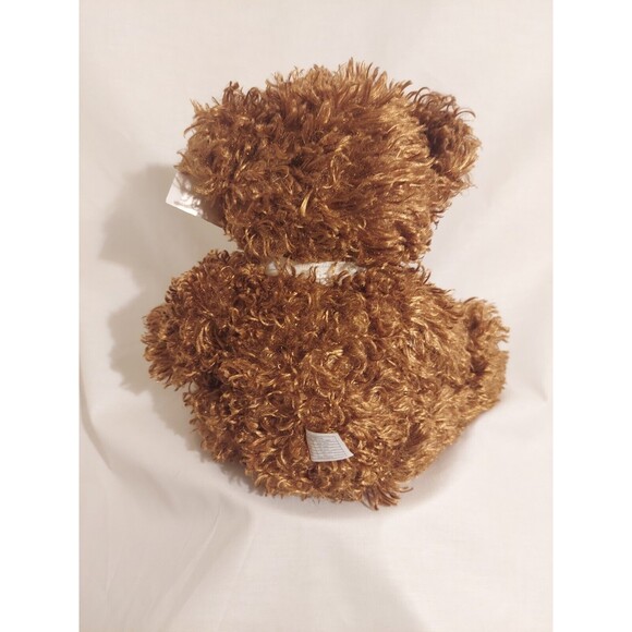 Nicole Curly Light Brown Bear Stuffed Animal Plush 10 Inch Style # Nov 1014 - Picture 3 of 9
